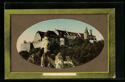 Passepartout-AK Heidenheim /Brz., Schloss Hellenstein