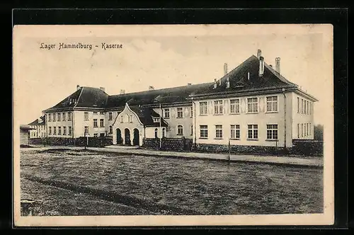AK Lager Hammelburg, Kaserne, Frontansicht