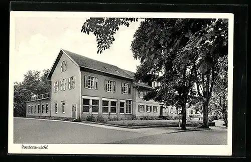 AK Bad Rappenau, Kindersolbad in der Salinenstrasse 156, Strassenansicht