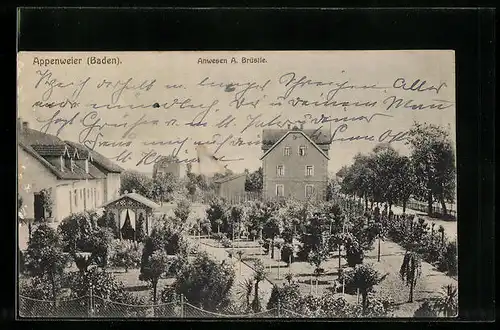 AK Appenweier, Partie an der Bahnhofstrasse