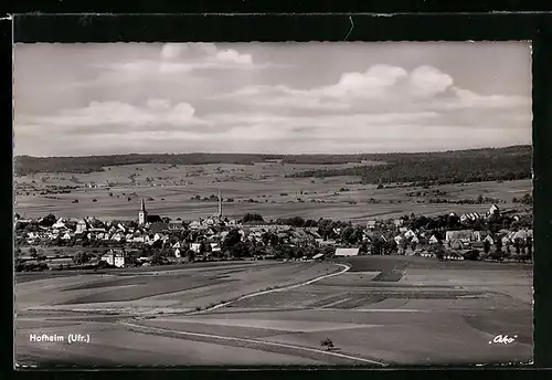 AK Hofheim /Ufr., Totalansicht aus der Vogelschau