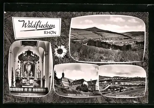 AK Wildflecken /Rhön, Kloster Kreuzberg, Gesamtansicht