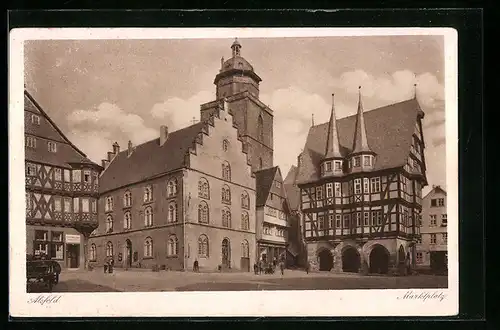 AK Alsfeld, Am Marktplatz