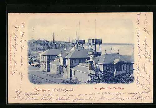 AK Flensburg, Dampfschiffs-Pavillon