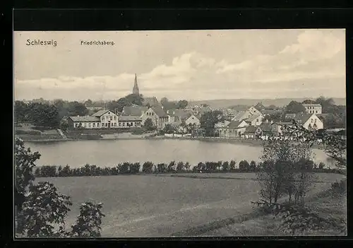 AK Schleswig, Blick auf Friedrichsberg