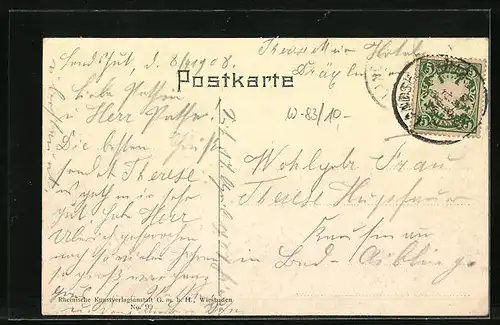 AK Landshut, Totalansicht aus der Vogelschau