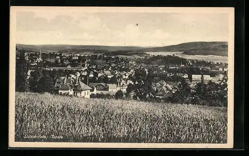 AK Lichtenfels, Totalansicht von einem Feld aus gesehen