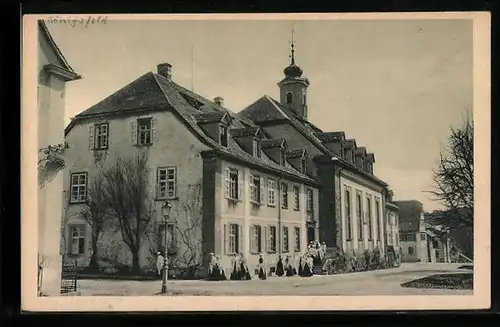 AK Königsfeld, vor dem Kirchensaal