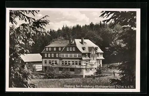 AK Rimberg / Sauerland, Hotel Knoche