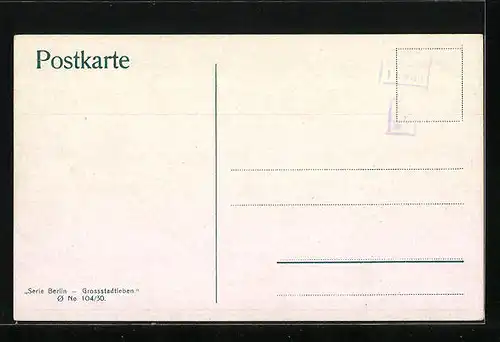 AK Berlin, Friedrichstrasse Ecke Leipzigerstrasse, Militärmusiker, Autobus