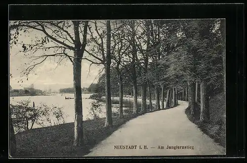 AK Neustadt i. H., am Jungfernstieg