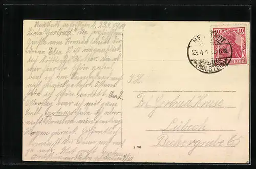 AK Neustadt i. H., am Jungfernstieg