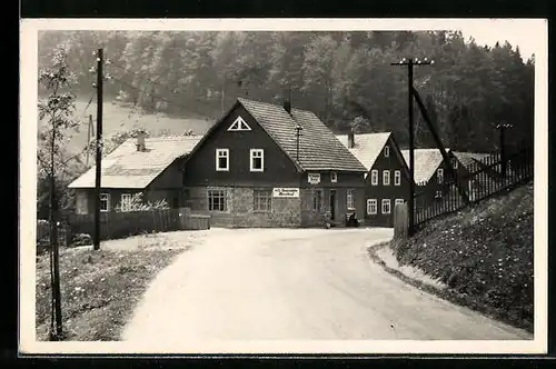 AK Fehrenbach / Thür., HOG-Rasthof im Winter