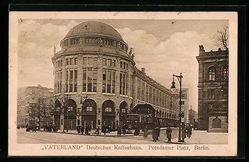 AK Berlin, Kaffeehaus Haus Vaterland am Potsdamer Platz