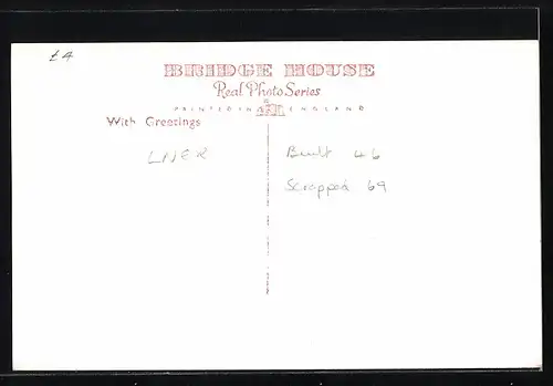 AK Passagierschiff S.S. Arnhem in Küstennähe