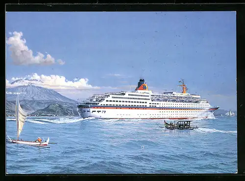 AK Passagierschiff die neue Europa, Hapag-Lloyd AG