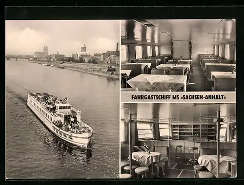 AK Fahrgastschiff MS Sachsen-Anhalt, Weisse Flotte Magdeburg