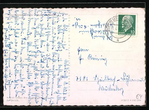 AK Eisenbahnfährschiff der Deutschen Reichsbahn MS Sassnitz