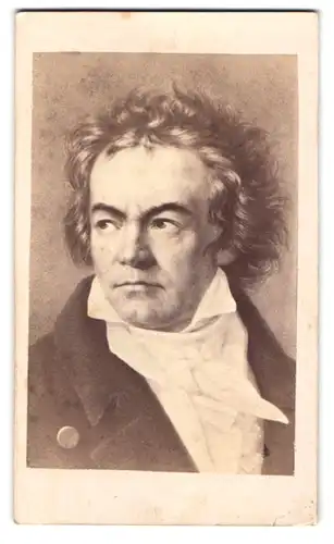 Fotografie E. H. Schroeder, Berlin, Portrait Ludwig van Beethoven