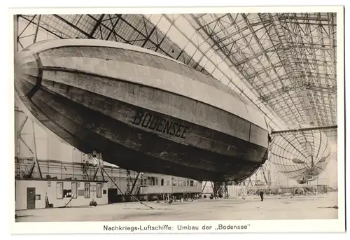 Fotografie Umbau des Zeppelin Bodesee in der Zeppelinhalle