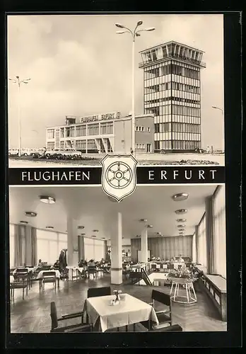 AK Erfurt, Flughafen, Innenansicht des Restaurants