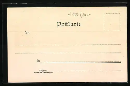 Lithographie Berchtesgaden, Ortsansicht v. d. Villa Alpenruhe