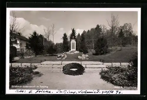 AK Tutzing am Stranbergersee, Grabmal Ludendorff