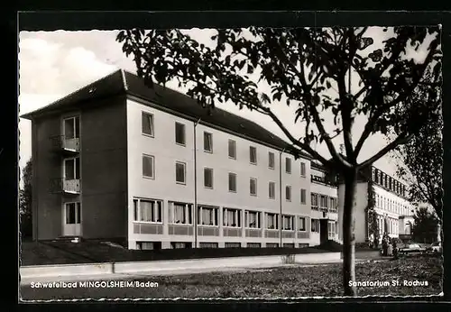 AK Mingolsheim /Baden, Sanatorium St. Rochus