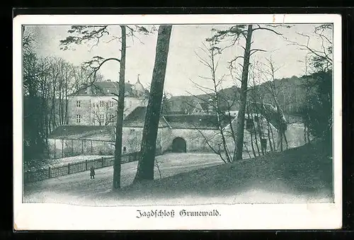 AK Berlin-Grunewald, Jagdschloss Grunewald