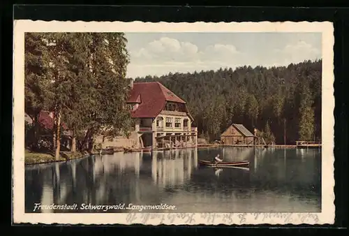 AK Freudenstadt /Schwarzwald, Gasthaus Langenwaldsee