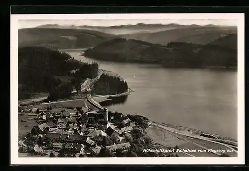 AK Schluchsee, Ortsansicht, Fliegeraufnahme