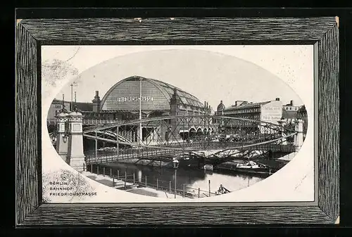 AK Berlin, Bahnhof Friedrichstrasse