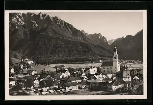 AK Dobbiaco /Val Pusteria alta, Panorama verso le Dolomiti