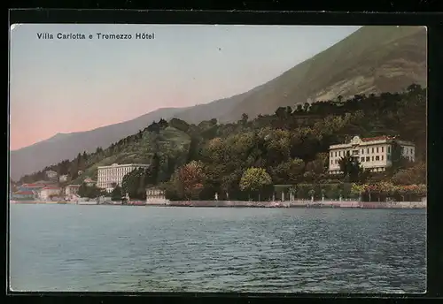 AK Tremezzo /Lago di Como, Villa Carlotta e Tremezzo Hôtel