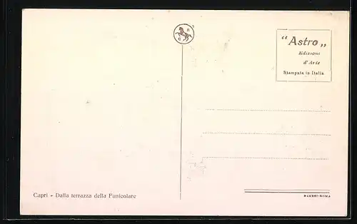 AK Capri, Dalla terrazza della Funicolare