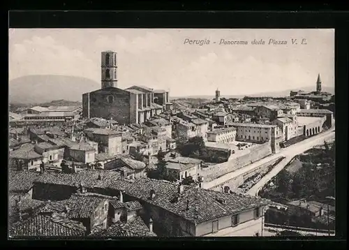 AK Perugia, Panorama dalla Piazza V. E.