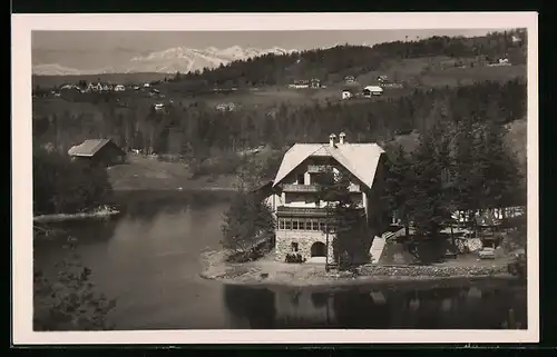 AK Renon, Costalovara, Panorama sul Renon verso Soprabolzano