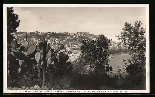 AK Napoli, Panorama dal Rione Sannazaro-Posillipo