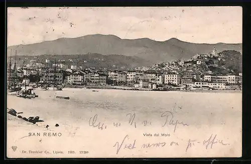 AK San Remo, Vista dal Molo