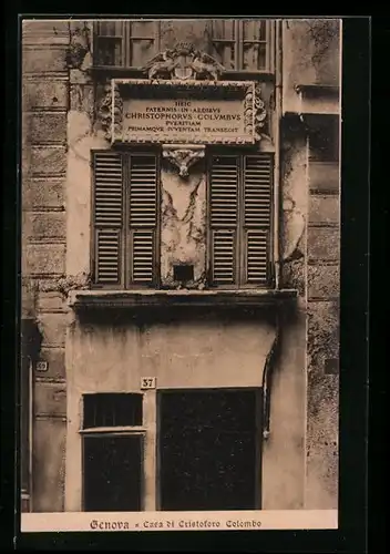 AK Genova, Casa di Cristoforo Colombo