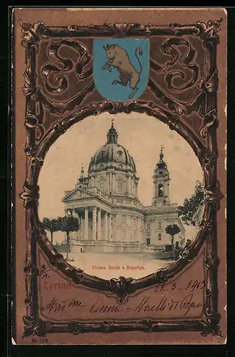 AK Torino, Chiesa Reale a Superga, Wappen