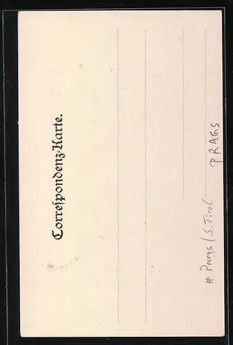 AK Prags, Gasthof Brückele im Pragsertal