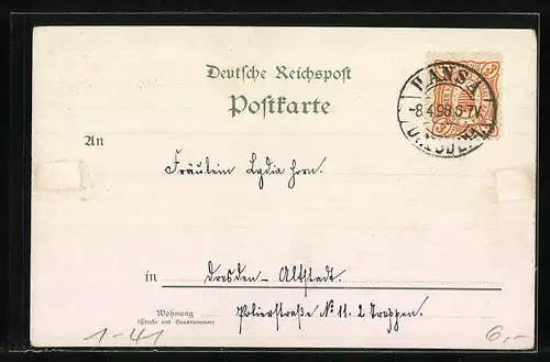 Lithographie Fritz Triddelfitz aus Fritz Reuters Stromtid, Fritz Reuter