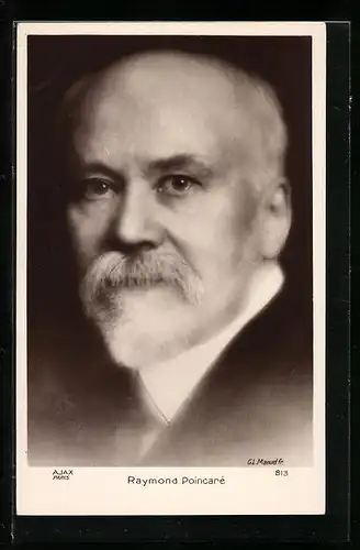AK Französischer Politiker Raymond Poincaré mit Vollbart