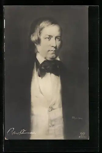 AK Bildnis von Robert Schumann