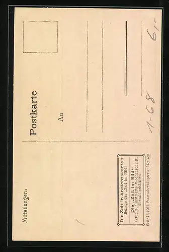 AK König Oskar von Schweden auf einer Veranda