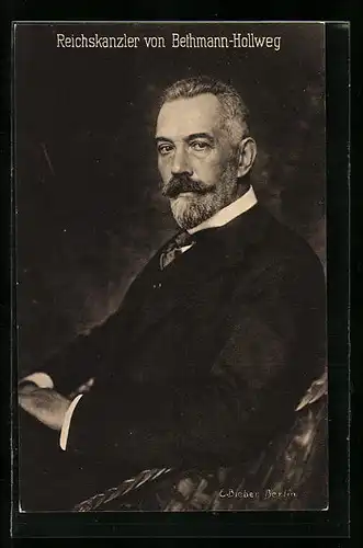 AK Reichskanzler von Bethmann Hollweg im Portrait