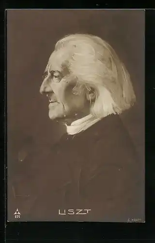 AK Komponist Liszt, Portrait
