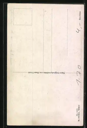 Künstler-AK M. Munk Nr. 1113: Szene aus Schillers Die Jungfrau von Orleans