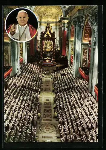 AK Vaticano, Concilio Ecumenico 1962, Papst Johannes XXIII.